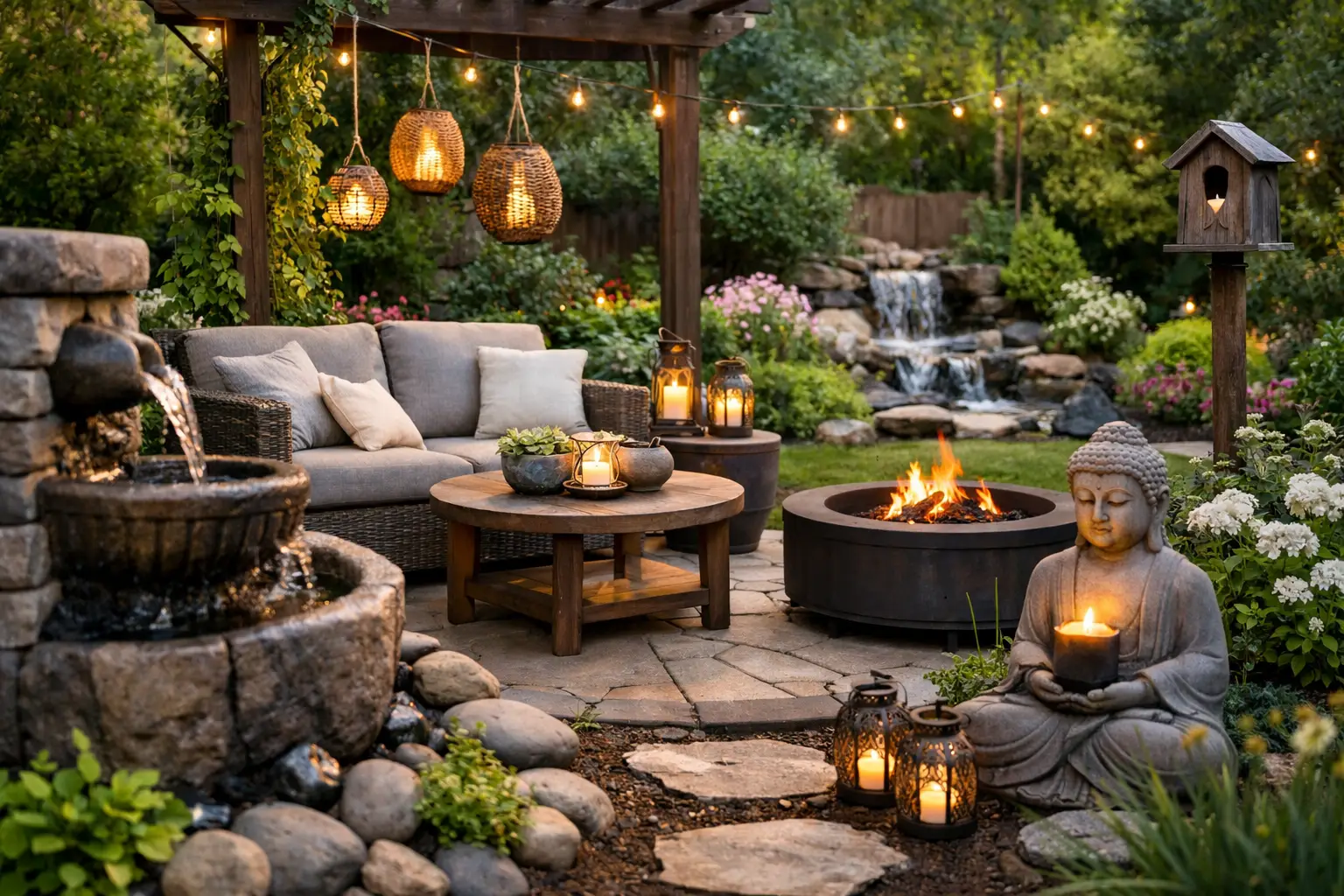 Outdoor Garden Decor for Backyard Makeover